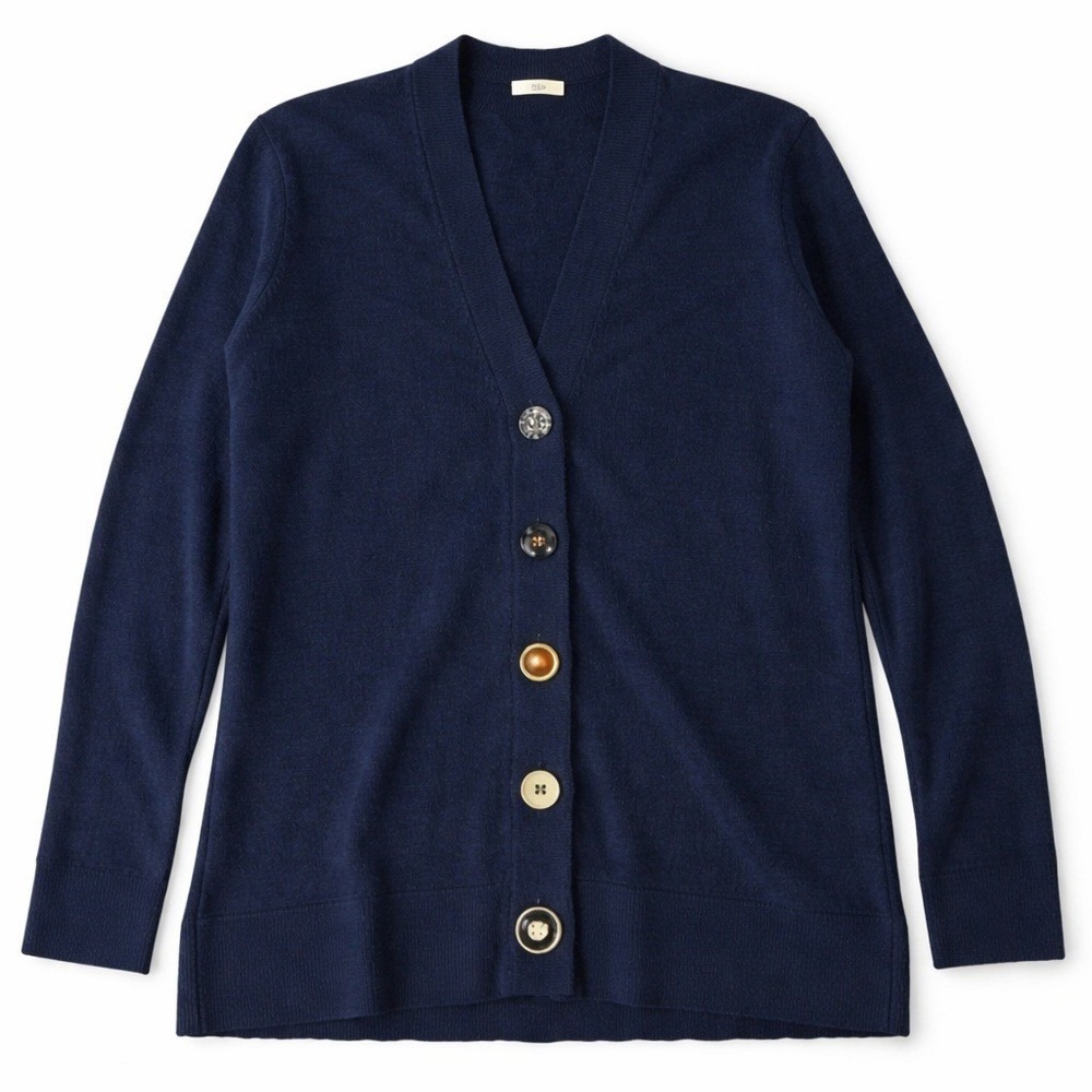 Maliparmi‎ Colours of the World Cardigan S Navy Wool Cashmere
